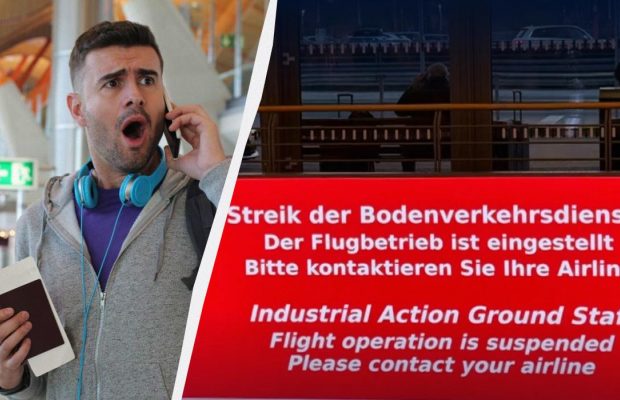 Персонал німецького аеропорту застав пасажирів зненацька, розпочавши страйк на день раніше плану