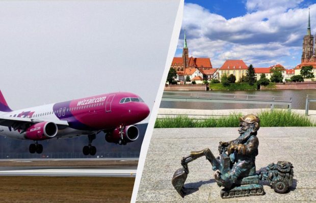 Wizz Air объявил семь новых маршрутов из польского Вроцлава