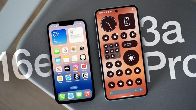iPhone 16e проигрывает Nothing Phone 3a Pro в битве "бюджетников" / фото MacRumors iPhone 16e проигрывает Nothing Phone 3a Pro в битве "бюджетников" / фото MacRumors
