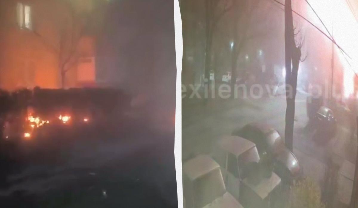 Вибухи пролунали, зокрема, у Таганрозі Ростовської області / колаж УНІАН, скриншоти Вибухи пролунали, зокрема, у Таганрозі Ростовської області / колаж УНІАН, скриншоти