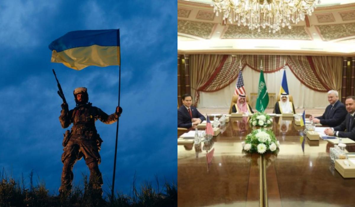 План України передбачає припинення вогню у повітрі, на морі, а також включав гуманітарний блок / колаж УНІАН, фото ua.depositphotos.com, ОПУ