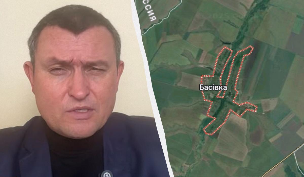 Владислав Селезньов пояснив, що насправді відбббувається у Басівці / колаж УНІАН, мапа google.com/maps, кадр з відео Владислав Селезньов пояснив, що насправді відбббувається у Басівці / колаж УНІАН, мапа google.com/maps, кадр з відео