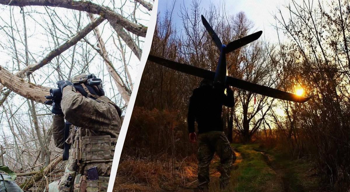 Українські військові за допомогою безпілотників знищують дороговартісні цілі противника та отримують за це бали / колаж УНІАН, фото Генштаб ЗСУ, 22 ОМБр Українські військові за допомогою безпілотників знищують дороговартісні цілі противника та отримують за це бали / колаж УНІАН, фото Генштаб ЗСУ, 22 ОМБр