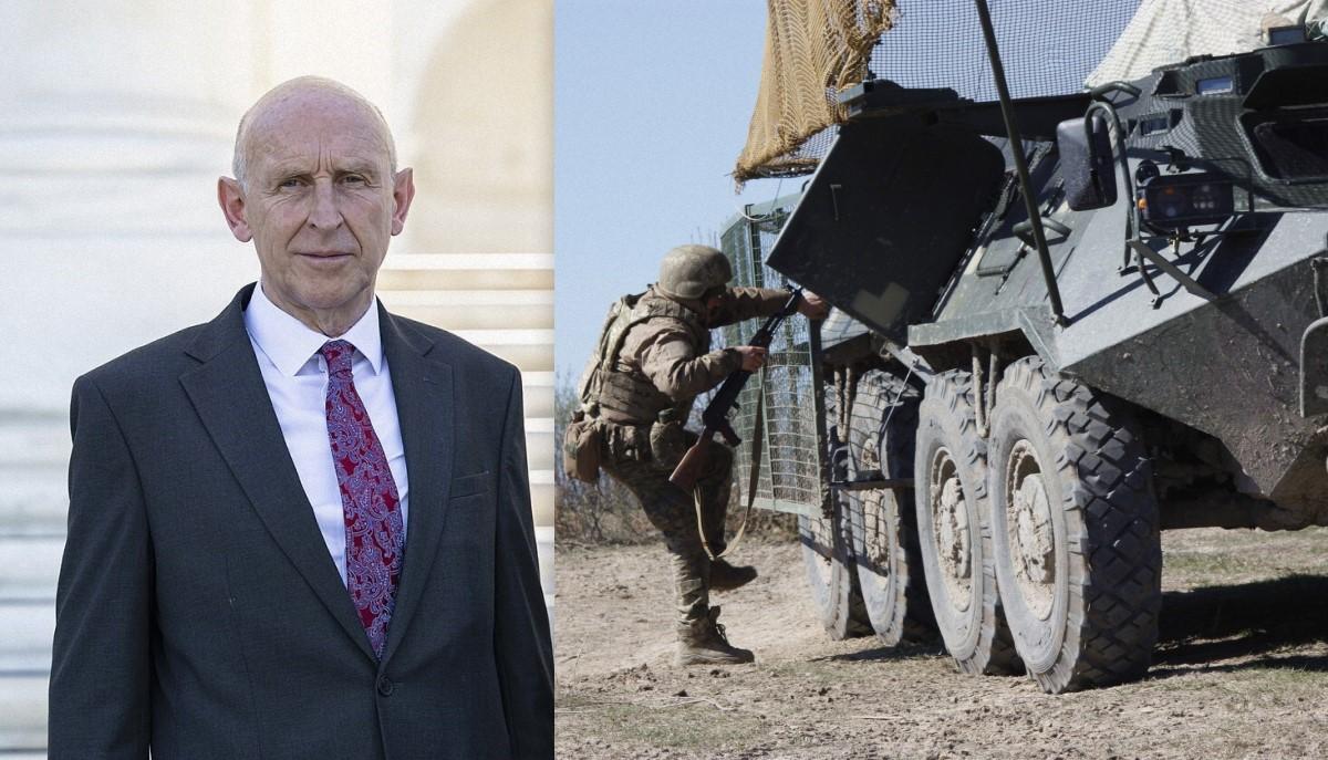 міністр оборони Великої Британії / колаж УНІАН, фото Вікіпедія, Генштаб ЗСУ