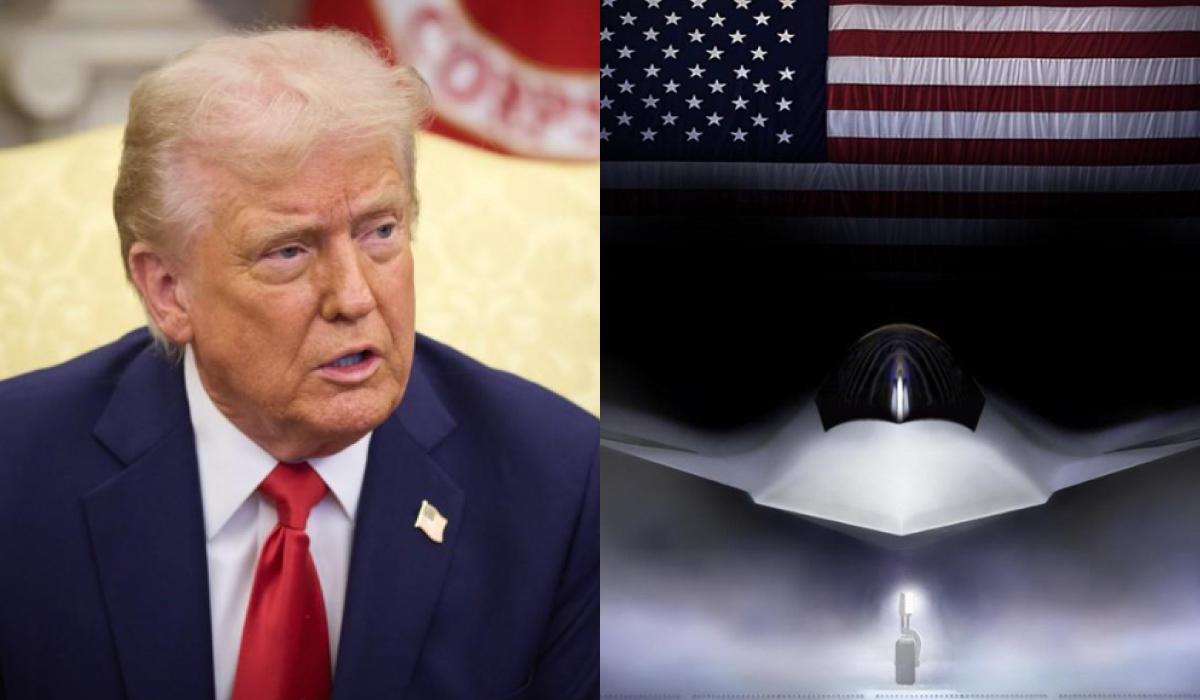 Китай завдав удару по мрії Трампа про новітній винищувач F-47 / колаж УНІАН, фото ОПУ, Вікіпедія Китай завдав удару по мрії Трампа про новітній винищувач F-47 / колаж УНІАН, фото ОПУ, Вікіпедія