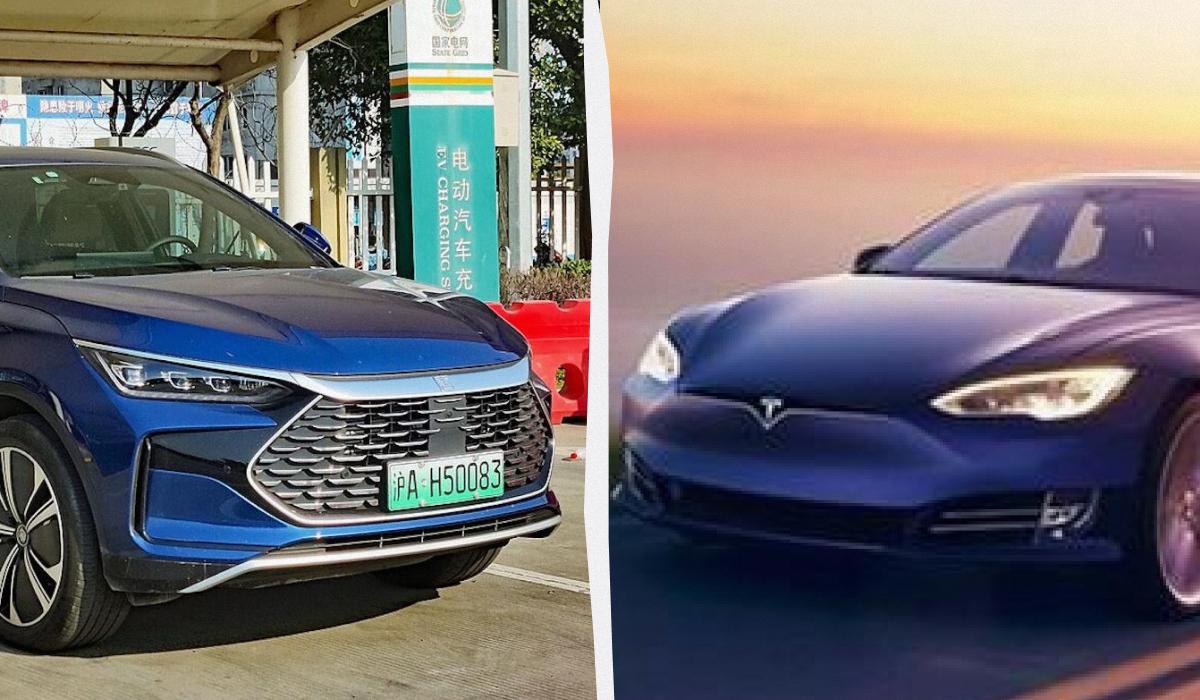 BYD и Tesla превратились в ожесточенных конкурентов / коллаж УНИАН, фото twitter/tesla, wikipedia.org BYD и Tesla превратились в ожесточенных конкурентов / коллаж УНИАН, фото twitter/tesla, wikipedia.org