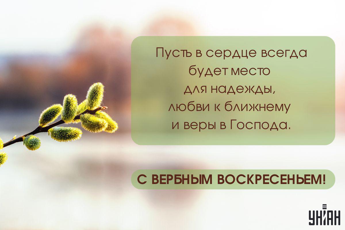 С Вербным воскресеньем / открытки УНИАН С Вербным воскресеньем / открытки УНИАН