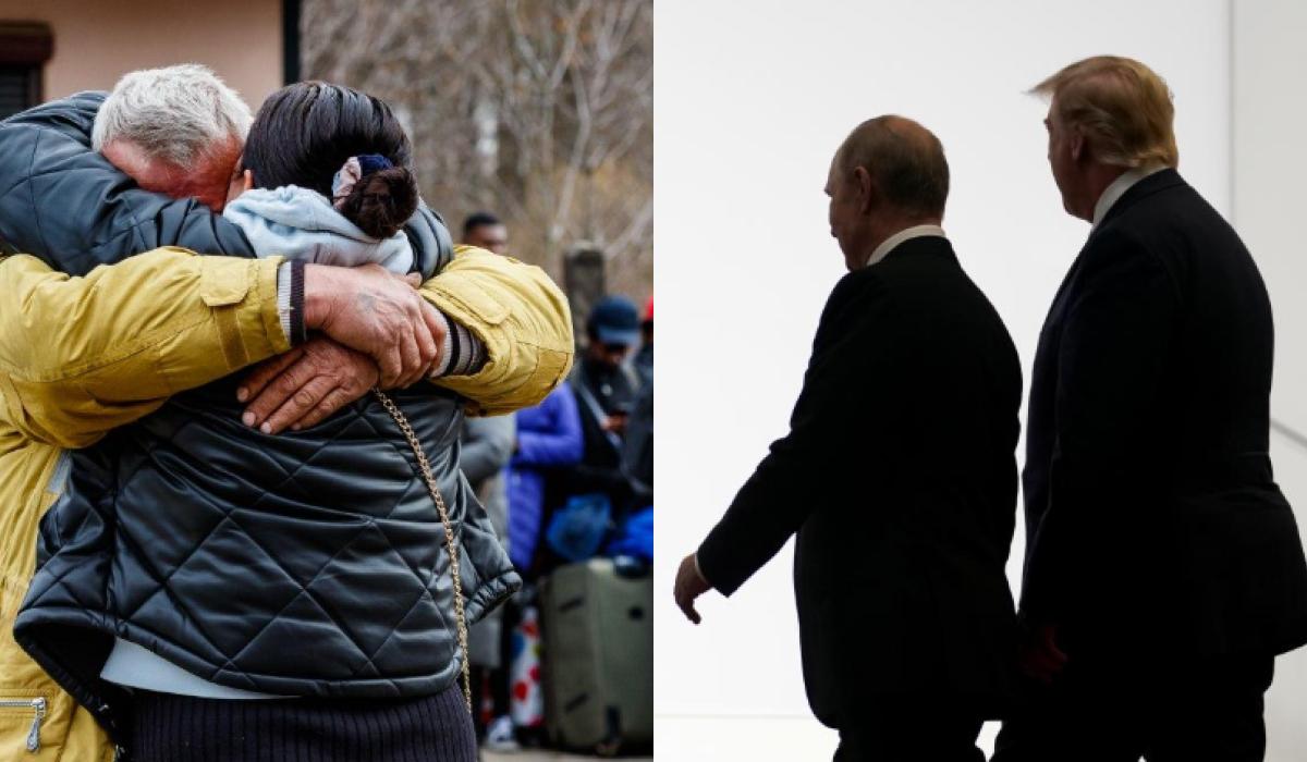 Українці під окупацією "з жахом" дивляться новини про переговори / колаж УНІАН, фото УНІАН, REUTERS Українці під окупацією "з жахом" дивляться новини про переговори / колаж УНІАН, фото УНІАН, REUTERS