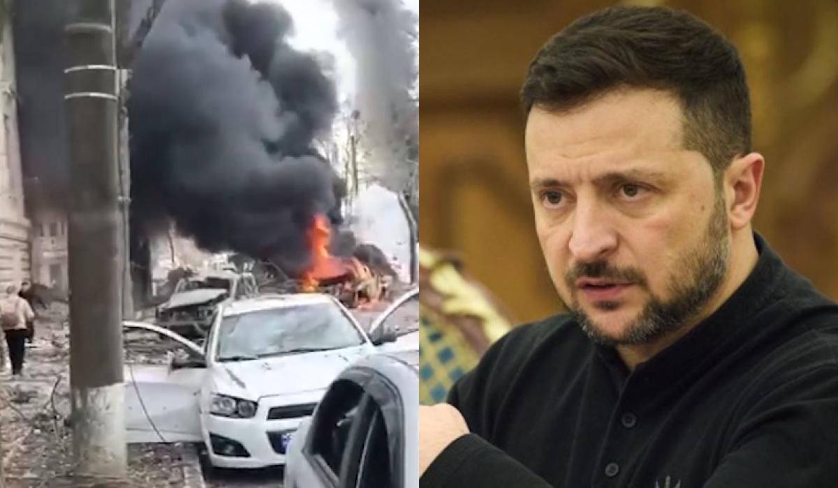 Зеленський відреагував на жахливий удар по Сумах / колаж УНІАН, скріншот, фото ОПУ Зеленський відреагував на жахливий удар по Сумах / колаж УНІАН, скріншот, фото ОПУ