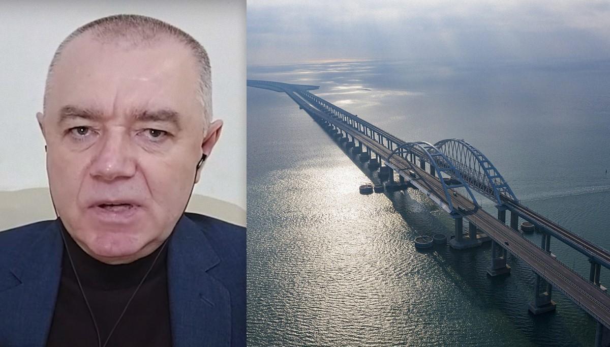 В то же время Свитан считает, что удар по Крымскому мосту не является ударом по позиции Путина / коллаж УНИАН, скриншот, фото Википедия В то же время Свитан считает, что удар по Крымскому мосту не является ударом по позиции Путина / коллаж УНИАН, скриншот, фото Википедия