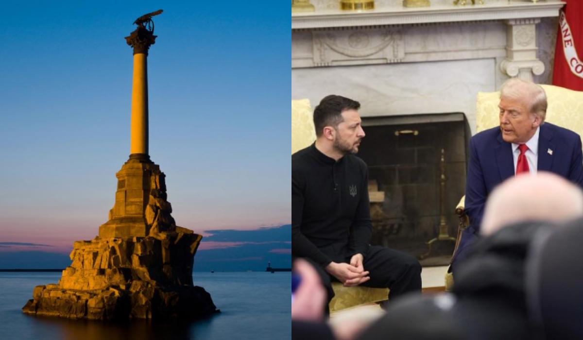 Окупація Криму опинилася в центрі пропозицій Дональда Трампа / колаж УНІАН, фото ua.depositphotos.com, ОП