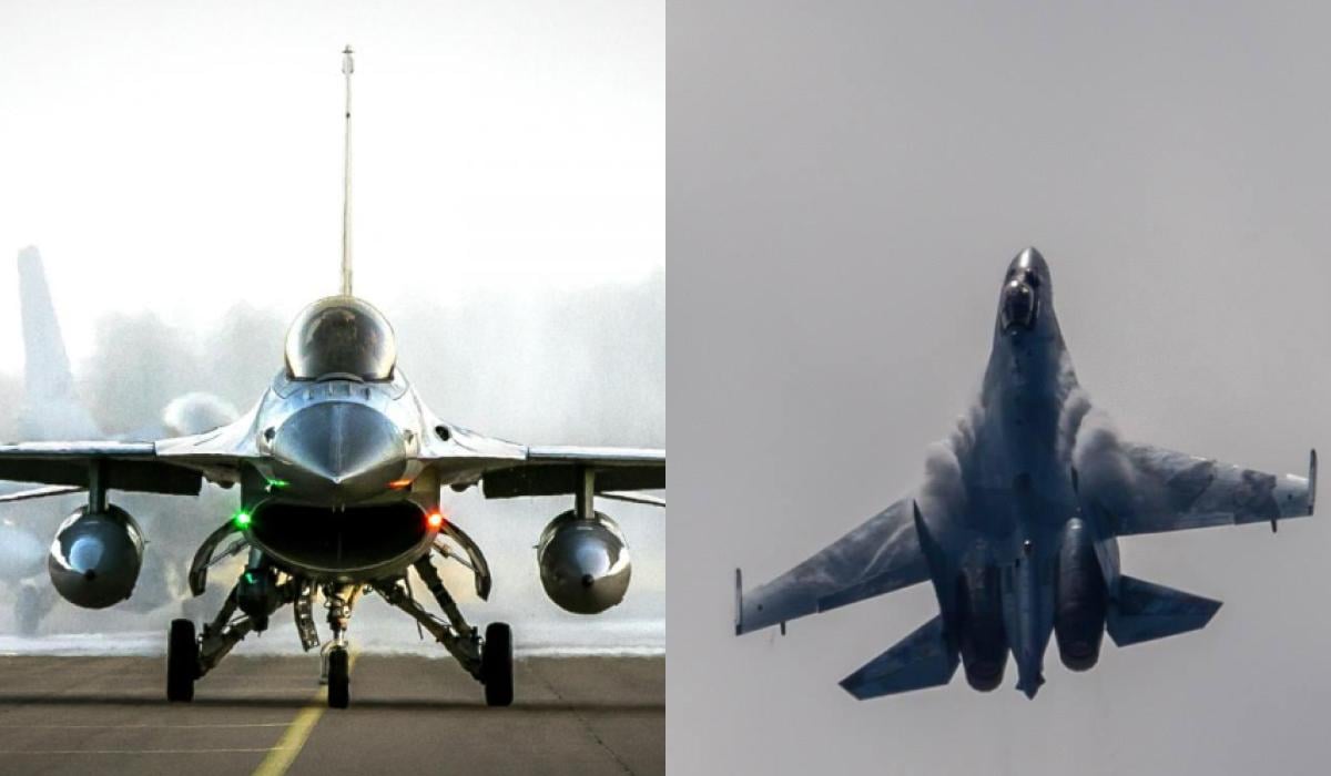 The victory of Ukrainian pilots on F-16 may depend on tactics and skills / UNIAN collage, photo Getty Images, Russian Defense Ministry The victory of Ukrainian pilots on F-16 may depend on tactics and skills / UNIAN collage, photo Getty Images, Russian Defense Ministry