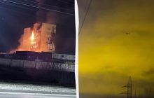 В России "прилетело" в завод по производству оптоволокна, он пылает, - сеть (видео)