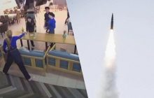 Никаких военных там не было: появилось видео удара ракетой по ресторану в Кривом Роге