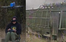 Бойцы ВСУ налетели роем дронов на оккупантов и уничтожили вражеский "бронесарай" (видео)