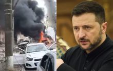"Только сволочь так может поступать": Зеленский жестко отреагировал на удар РФ по Сумам