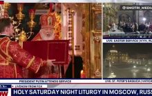 Телеканал Fox News во время трансляции богослужения ПЦУ "отдал" Киев России