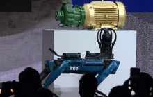 Intel представил своего нового сотрудника: робота-собаку, которая следит за безопасностью