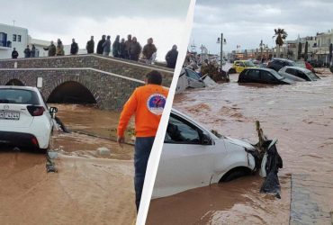 Повені в Греції паралізували популярні курорти (фото, відео)
