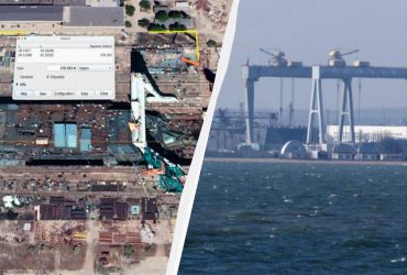 З'явилися нові фото десантного корабля Іван Рогов, який росіяни будують в Керчі