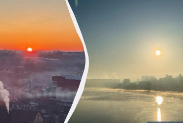 В Виннице увидели красивое весеннее явление (фото)