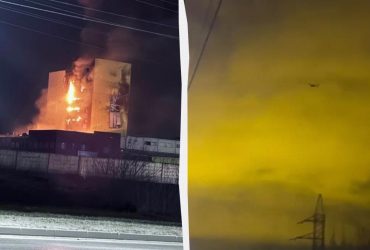 В России прилетело в завод по производству оптоволокна, он пылает, - сеть (видео)