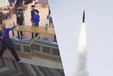 Никаких военных там не было: появилось видео удара ракетой по ресторану в Кривом Роге