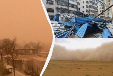 Паніка, пил і порожні прилавки: у Китаї вирують вітри небаченої сили (відео)