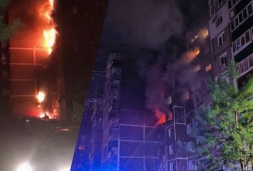 Курск оказался под массированной атакой неизвестных дронов: возникли пожары