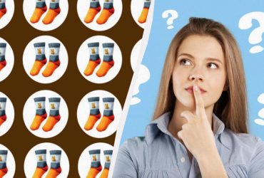 Надо быть очень внимательным, чтобы найти странную пару носков за 5 секунд: сложная головоломка