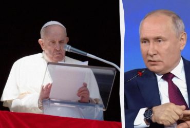 Російський диктатор відреагував на смерть Папи Римського