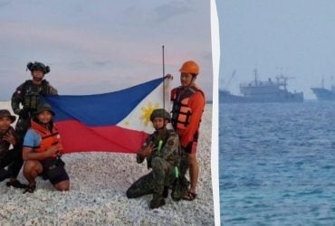 Услід за Китаєм Філіппіни розгорнули свій прапор на спірному рифі