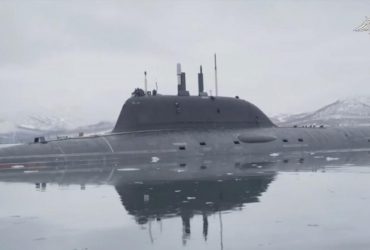 Россияне показали запуск ракеты Калибр с атомной субмарины последнего поколения (видео)