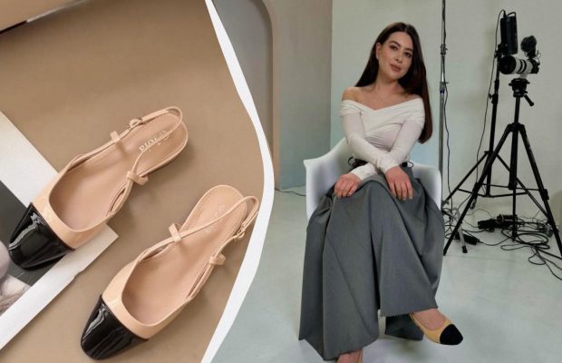 Трендовая обувь на весну в стиле Chanel: Рамина показала, с чем ее сочетать