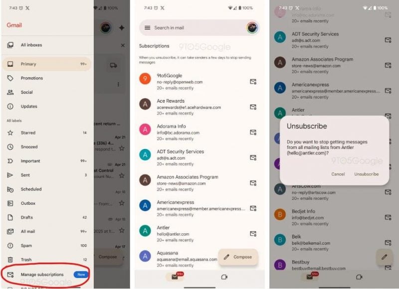 Интерфейс на Android / фото 9to5Google