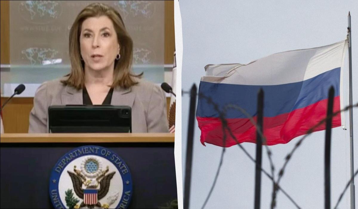 У Держдепі США підтвердили готовність Трампа запровадити нові санкції проти РФ / колаж УНІАН, фото УНІАН, скріншот У Держдепі США підтвердили готовність Трампа запровадити нові санкції проти РФ / колаж УНІАН, фото УНІАН, скріншот