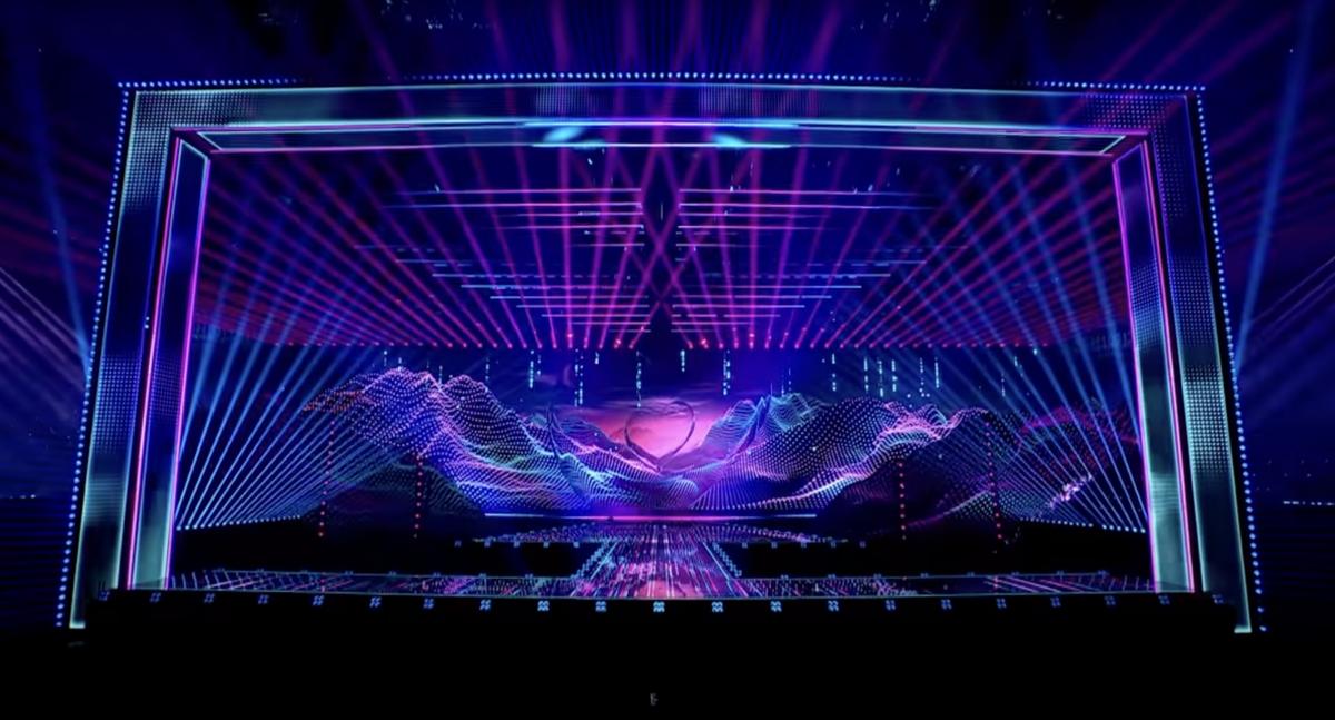 Сцена "Евровидения-2025" / скриншот из видео Сцена "Евровидения-2025" / скриншот из видео
