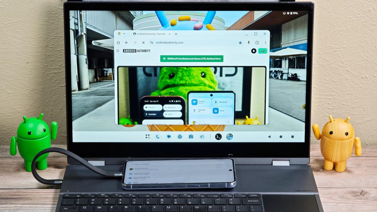 Google все ближе к созданию десктопного режима в Android / фото Android Authority Google все ближе к созданию десктопного режима в Android / фото Android Authority