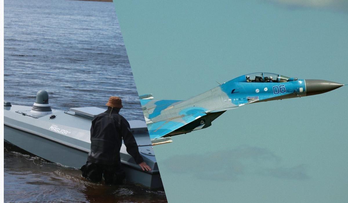 we.ua - Експерт пояснив, чому збиття ворожого Су-30 з морського дрона Маgurа є унікальним