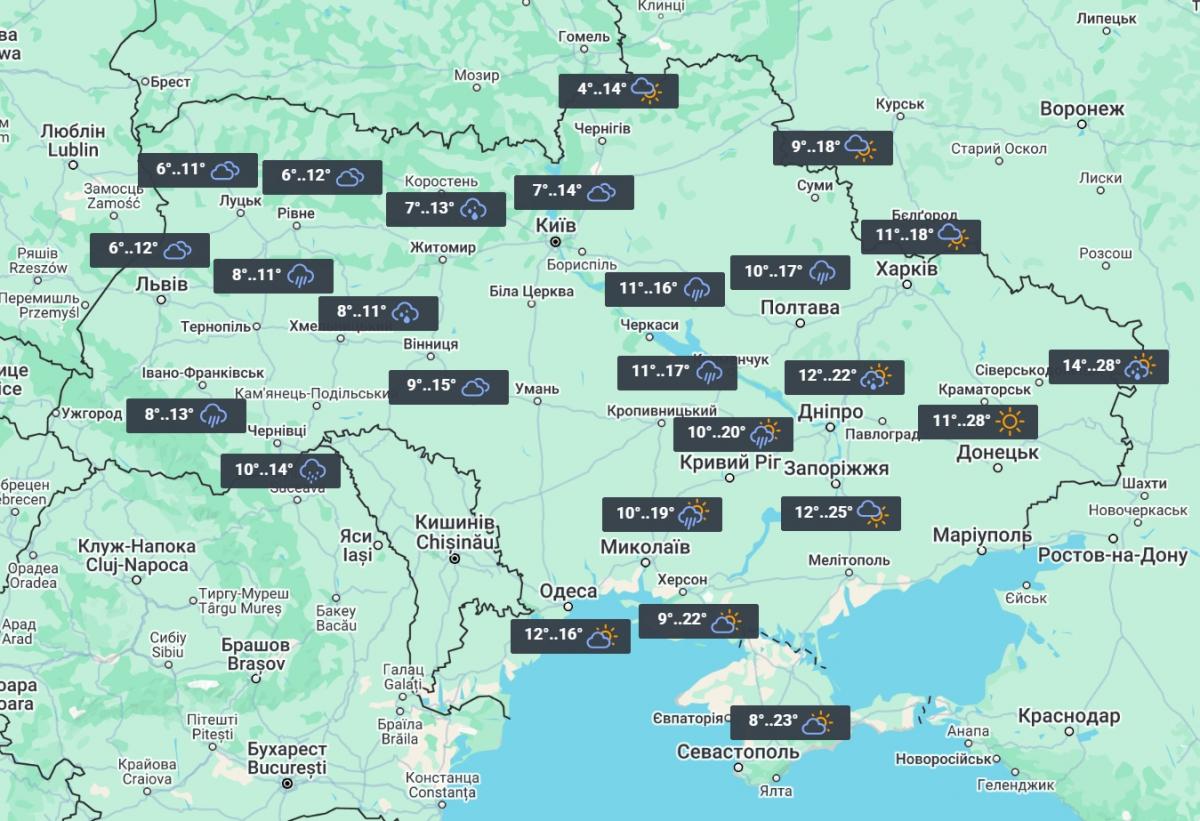 6 травня в Україні буде мокро / фото УНІАН 6 травня в Україні буде мокро / фото УНІАН
