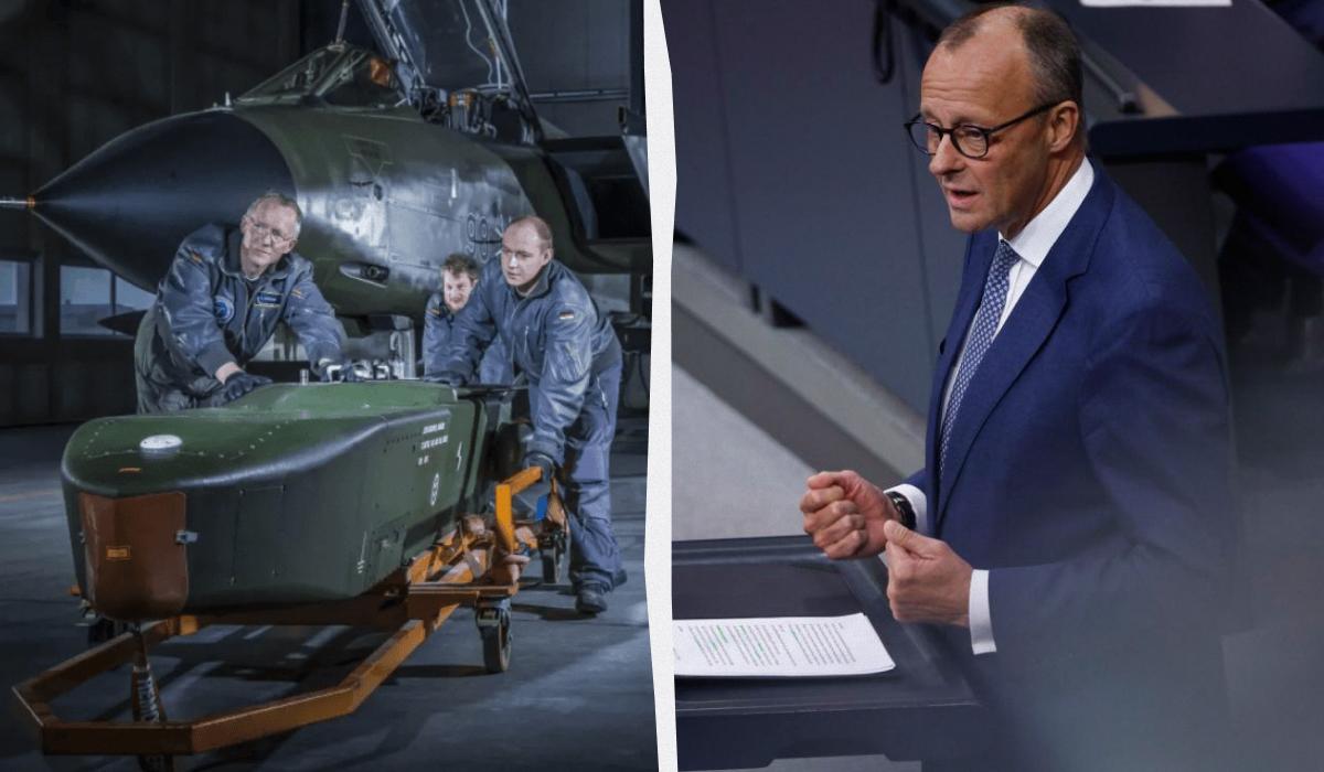 Передати Taurus Україні "не так легко" / колаж УНІАН, фото MBDA Deutchland, x.com/_FriedrichMerz Передати Taurus Україні "не так легко" / колаж УНІАН, фото MBDA Deutchland, x.com/_FriedrichMerz