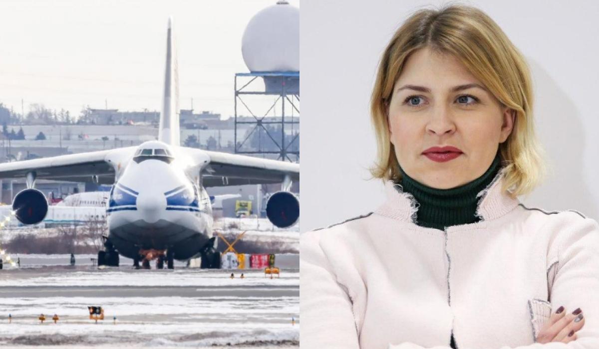 Канада конфісковує російський літак Ан-124 "Руслан" / колаж УНІАН, фото x.com/TomPodolec, УНІАН Канада конфісковує російський літак Ан-124 "Руслан" / колаж УНІАН, фото x.com/TomPodolec, УНІАН