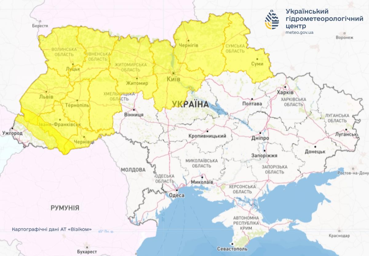 8 травня у багатьох областях України будуть заморозки / фото Укргідрометцентр