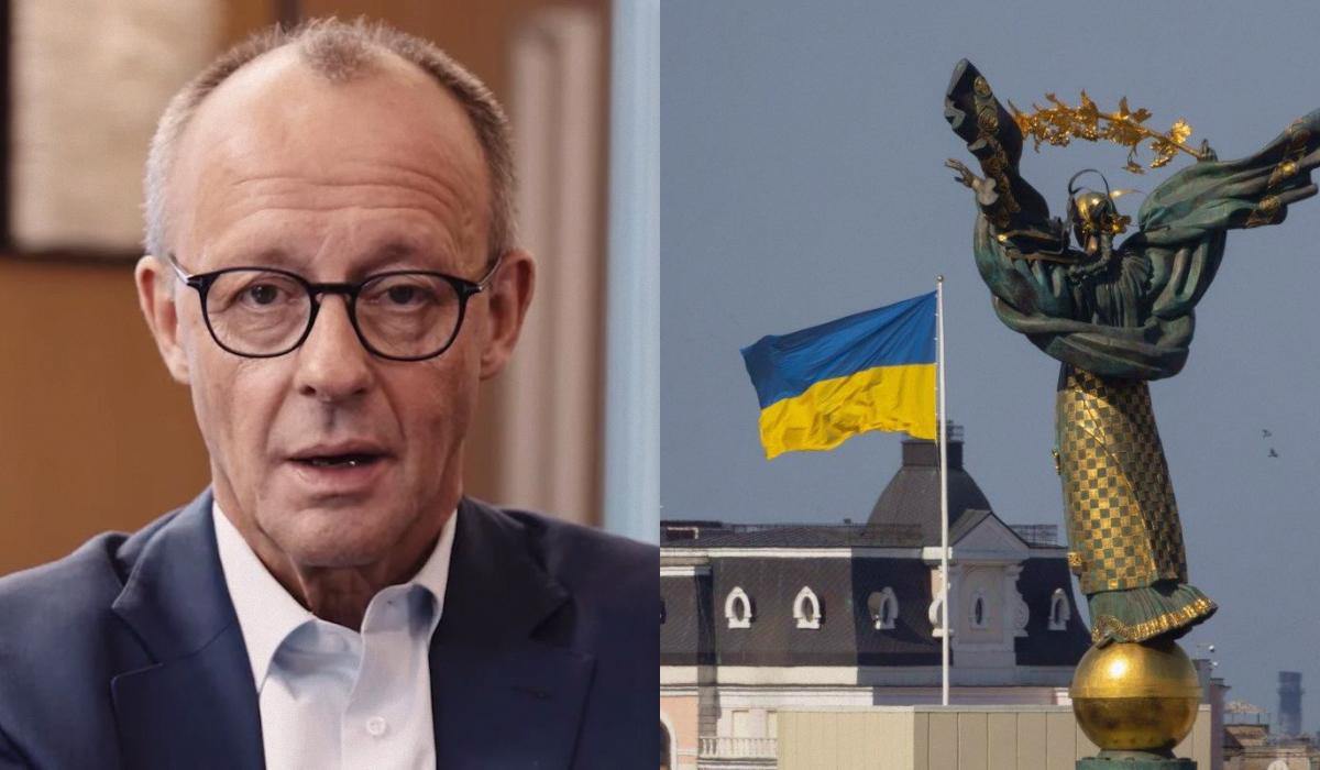 Мерц заявил, что ЕС должен внести свой вклад в завершение войны / Коллаж УНИАН, фото - скриншот, УНИАН Мерц заявил, что ЕС должен внести свой вклад в завершение войны / Коллаж УНИАН, фото - скриншот, УНИАН