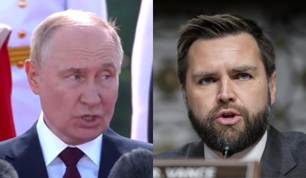 Джей Ді Венс зробив заяву про переговори з Росією / колаж УНІАН, скріншот фото Getty Images