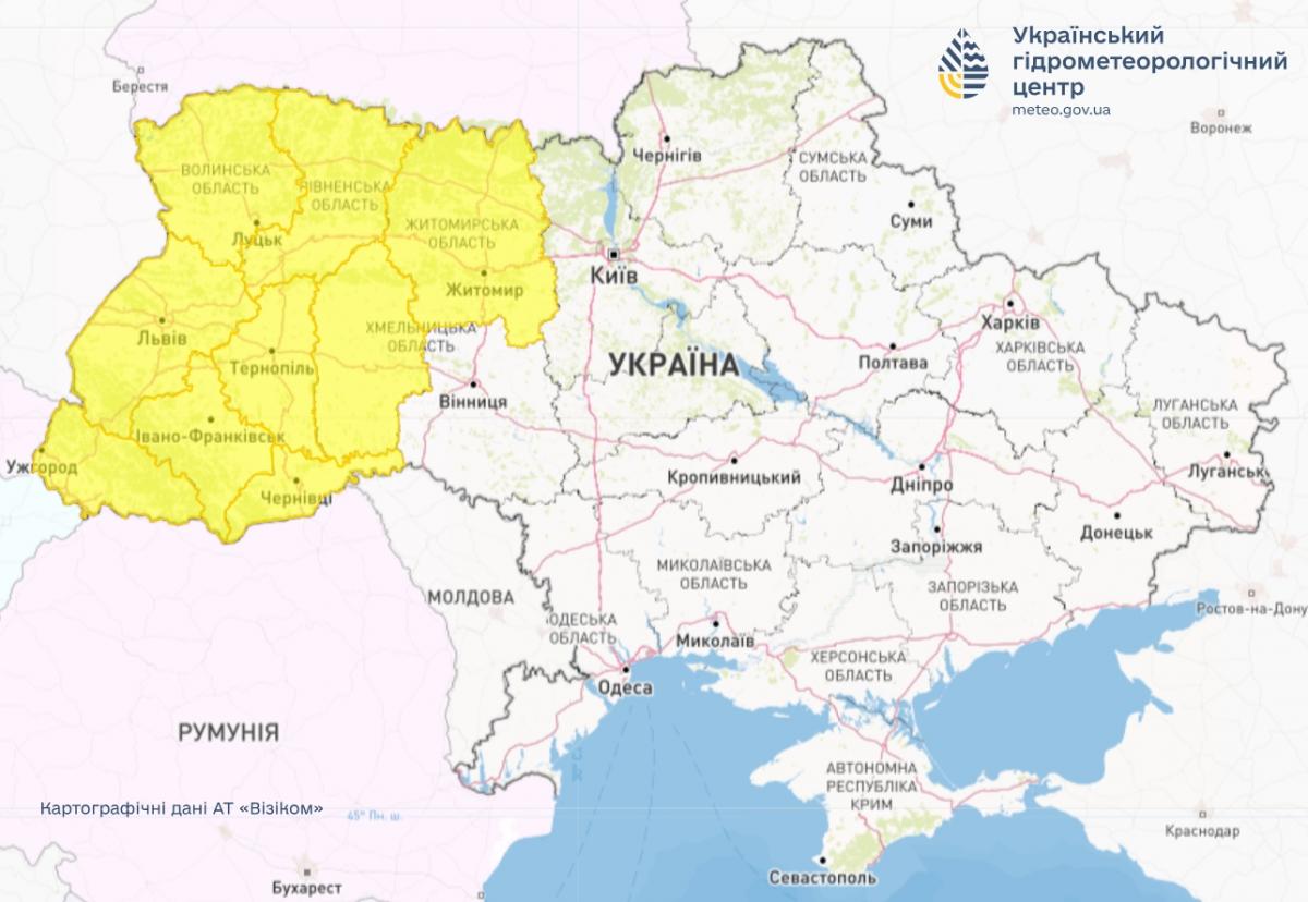 10 травня заморозки очікуються на заході та у Житомирській області / фото Укргідрометцентр 10 травня заморозки очікуються на заході та у Житомирській області / фото Укргідрометцентр