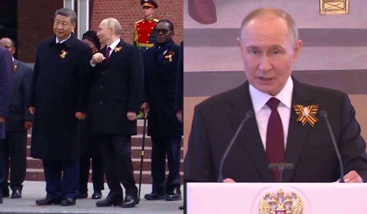 На параде к Путину в этом году присоединились по меньшей мере два десятка мировых лидеров / коллаж УНИАН, скриншоты На параде к Путину в этом году присоединились по меньшей мере два десятка мировых лидеров / коллаж УНИАН, скриншоты