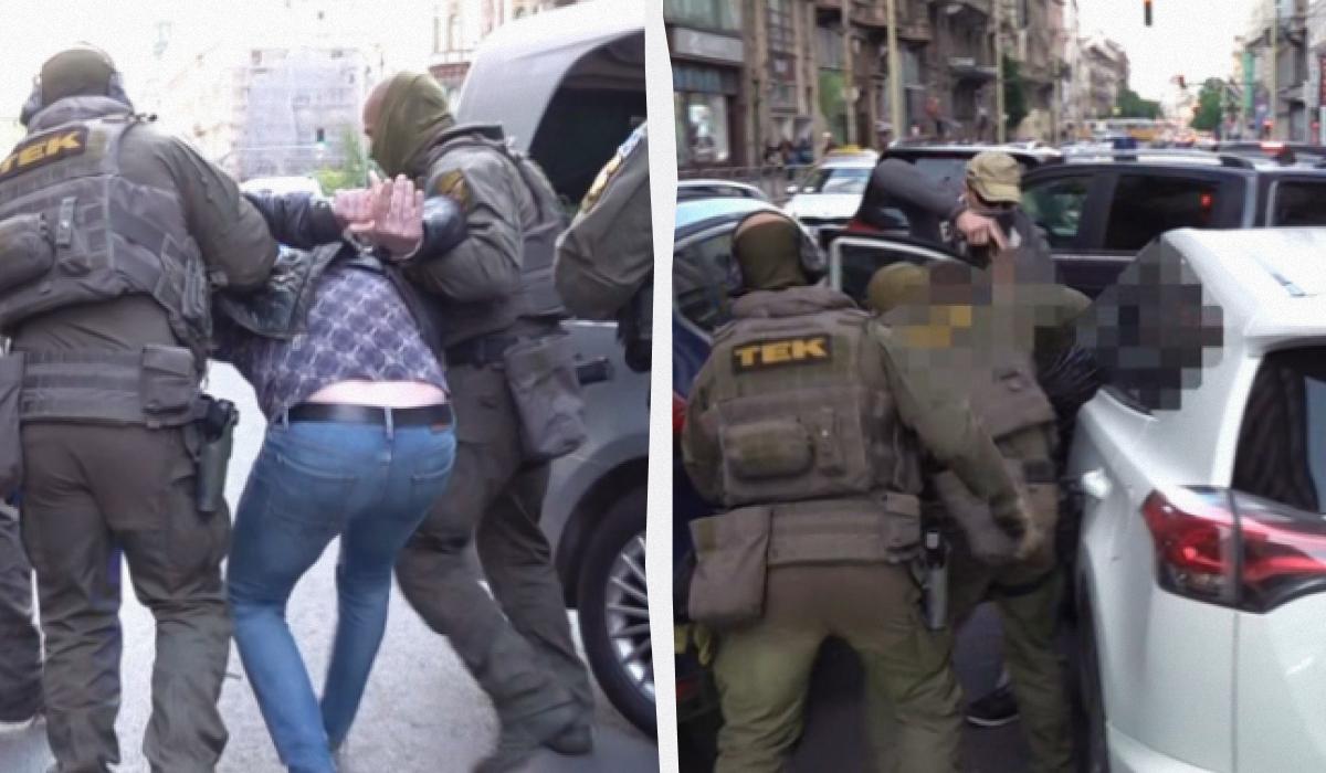 Frames of detention of Ukrainian in the center of Budapest / Collage of UNIAN, photo from the Hungarian government on Facebook Frames of detention of Ukrainian in the center of Budapest / Collage of UNIAN, photo from the Hungarian government on Facebook