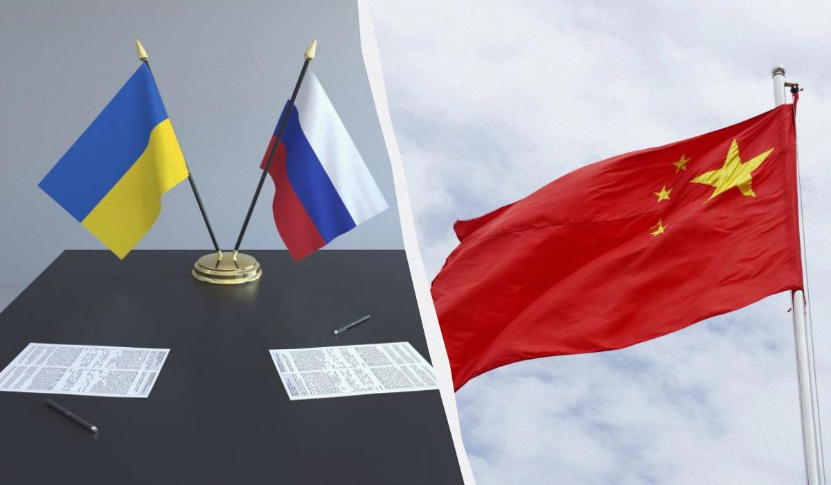 Китай заявляє, що єдиним  виходом для завершення війни є діалог та переговори/ Колаж УНІАН, фото ua.depositphotos.com