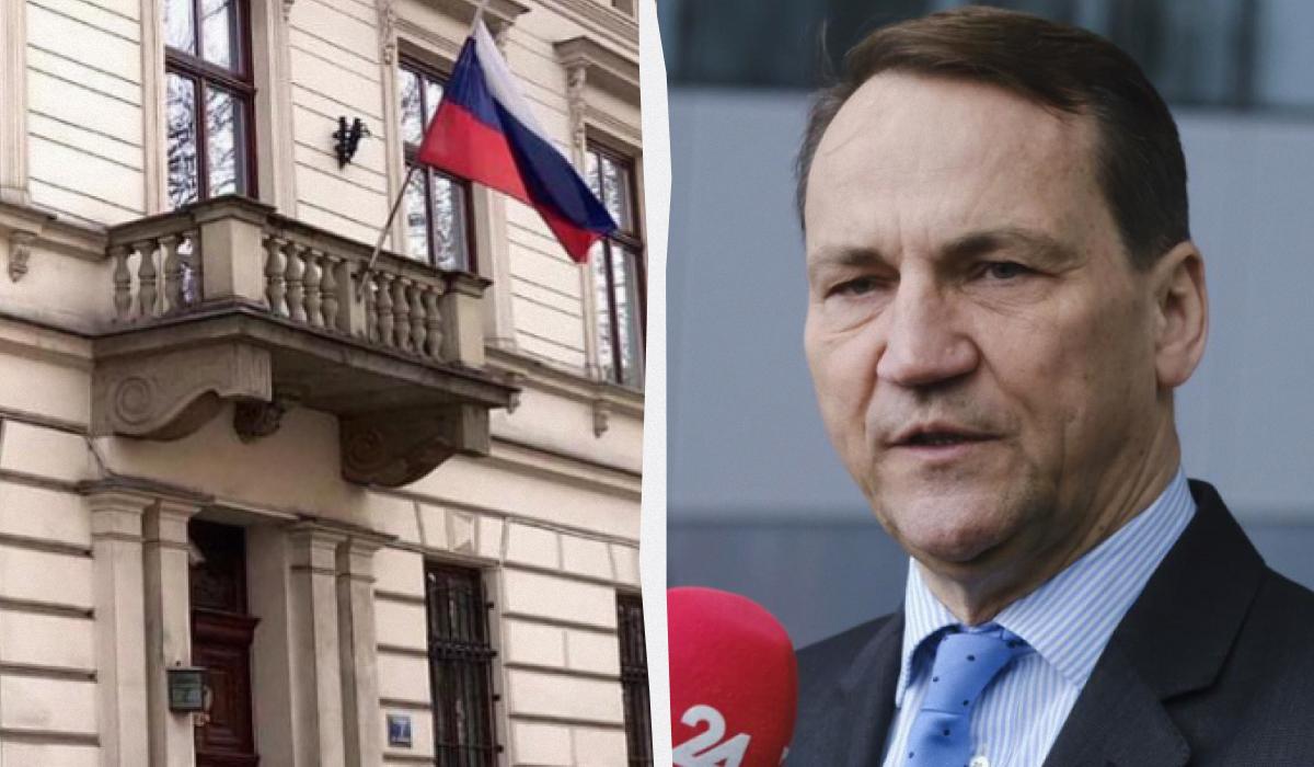 Sikorsky announced the closure of the Russian Consulate in Krakow / Collage of UNIAN, photo from the consulate page in X, European Union Sikorsky announced the closure of the Russian Consulate in Krakow / Collage of UNIAN, photo from the consulate page in X, European Union